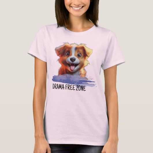 DRAMA VRIJE ZONE T-SHIRT (Voorkant)
