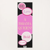 "Drama" Yoga Mat (Achterkant)