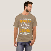 Dramaeacher Dramaklas retro T-shirt (Voorkant volledig)