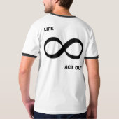 dramaskers, DRAMA, COMEDY, THEATER, FILM T-shirt (Achterkant volledig)