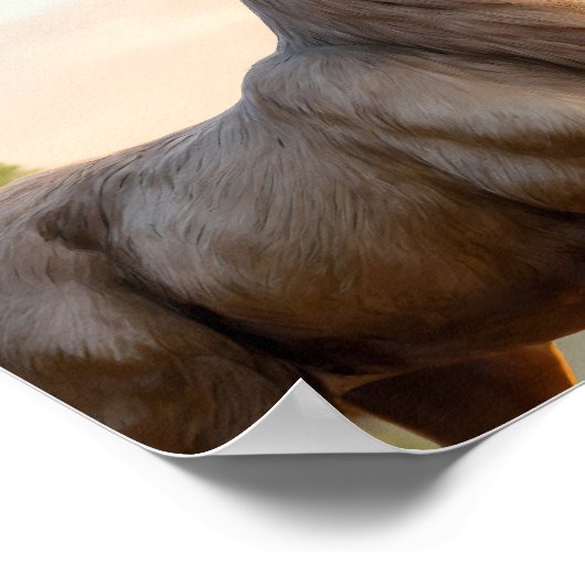 Dramatic Animal Art: Robust Reindeer Portrait Poster (Hoek)