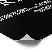 "Dramatic Dog" Faux Movie Poster (Hoek)