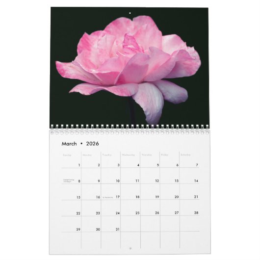 Dramatic Flowers Photography Kalender (Mar 2026)