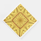 Dramatic Tablescape Detail: Gilded Zenith Opulent Servet (Hoek)