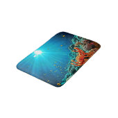 Dramatic Underwater Sunburst Art Badmat (Gekanteld)