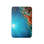 Dramatic Underwater Sunburst Art Badmat (Voorkant Verticaal)