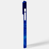 Dramatisch abstract patroon elektrisch blauw Case-Mate iPhone case (Achterkant / Links)