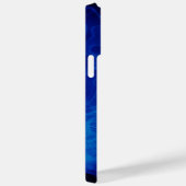 Dramatisch abstract patroon elektrisch blauw Case-Mate iPhone case (Achterkant / Rechts)