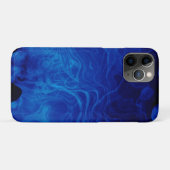 Dramatisch abstract patroon elektrische blauwe sto Case-Mate iPhone case (Achterkant (horizontaal))