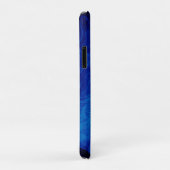 Dramatisch abstract patroon elektrische blauwe sto Case-Mate iPhone case (Achterkant/rechts)
