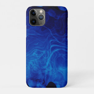 Dramatisch abstract patroon elektrische blauwe sto Case-Mate iPhone case
