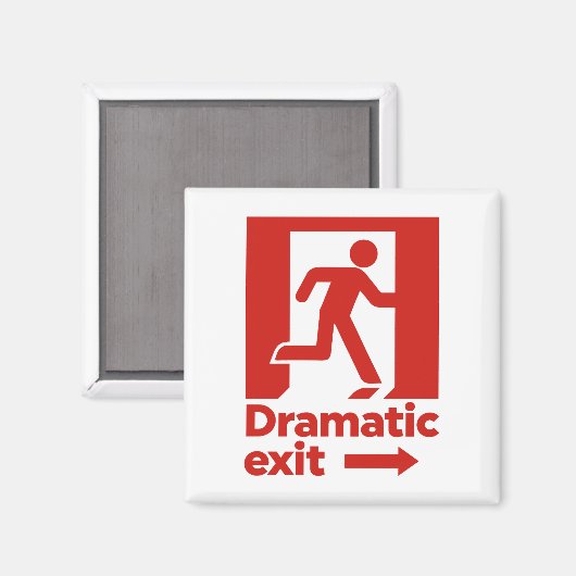 dramatisch afsluitteken magneet (Voorkant / Achterkant)