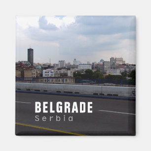 Dramatisch Belgrado, Servië Magneet