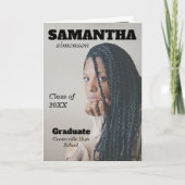 Dramatisch eindexamengala in tijdschriftstijl (Voorkant)