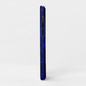Dramatisch elektrisch blauw patroon Case-Mate iPhone case (Achterkant/links)