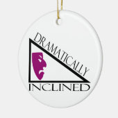 Dramatisch geklonken keramisch ornament (Links)