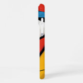 Dramatisch kubistisch Abstract kunstontwerp iPhone Hoesje (Linkerkant)