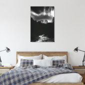 Dramatisch landschap van bergen en rivier canvas afdruk (Insitu (Slaapkamer))