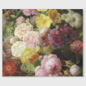 dramatisch Nederlands Gemengde bloemen Kunst Cadeaupapier (Vlak)