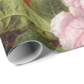 dramatisch Nederlands Gemengde bloemen Kunst Cadeaupapier (Rol Hoek)