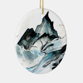 Dramatisch ornament in de bergen (Rechts)