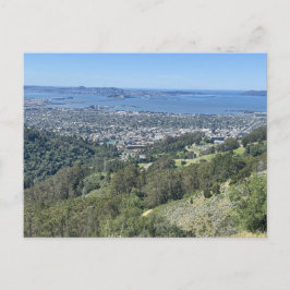 Dramatisch panoramisch uitzicht op Bay Bridge Briefkaart