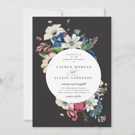 dramatisch plein voor bruiloft kaart (Voorkant)