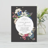  dramatisch plein voor bruiloft kaart (Staand voorkant)