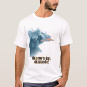 Dramatisch Storm Cloud Art T-shirt (Voorkant)