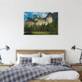 Dramatisch uitzicht op Yosemite Valley vanuit de G Canvas Afdruk (Insitu (Slaapkamer))