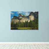 Dramatisch uitzicht op Yosemite Valley vanuit de G Canvas Afdruk (Insitu (Houten vloer))