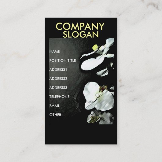 dramatisch visitekaartje (Voorkant)