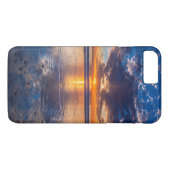 Dramatisch zeegezicht, zonsondergang, CA Case-Mate iPhone Case (Achterkant (Horizontaal))