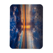 Dramatisch zeegezicht, zonsondergang, CA Magneet (Verticaal)