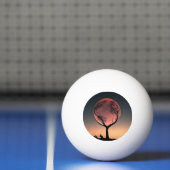 Dramatisch Zonsondergang Boom Landschap Cornhole S Pingpongbal (Net)
