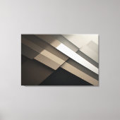 Dramatisch Zwart en Wit Architecturaal Canvas Afdruk (Voorkant)