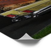 Dramatische 1958 Buick converteerbaar poster (Hoek)