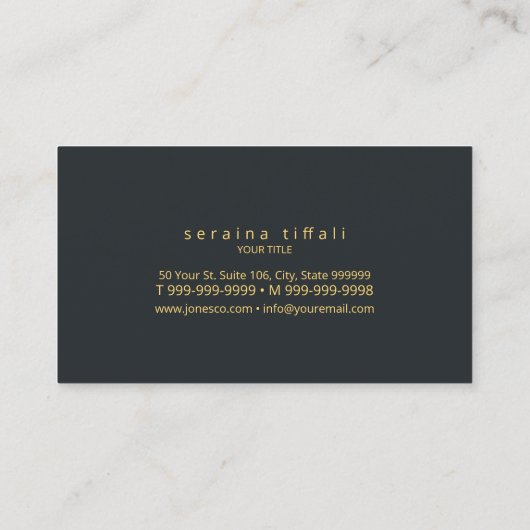 Dramatische Art Deco make-up kunstenaar Magenta ID Visitekaartje (Achterkant)