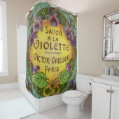 Dramatische Belle Epoch Frans Violet Perfume Douchegordijn (In situ)