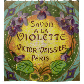 Dramatische Belle Epoch Frans Violet Perfume Douchegordijn