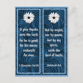 Dramatische Bijbelscripts Bladwijzer Briefkaart (Voorkant)