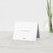 Dramatische Black and White Orchid Bedankt kaarten (Achterkant)