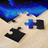 Dramatische blauwe Roos Legpuzzel (Zijkant)