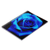 Dramatische blauwe Roos Notitieboek (Linkerzijde)