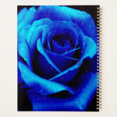Dramatische blauwe Roos Planner (Achterkant)