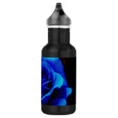 Dramatische blauwe Roos Waterfles (Rechts)
