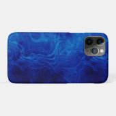 Dramatische blauwpatroon Case-Mate iPhone case (Achterkant (horizontaal))