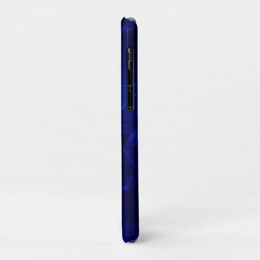 Dramatische blauwpatroon Case-Mate iPhone case (Achterkant/links)