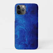 Dramatische blauwpatroon Case-Mate iPhone case (Achterkant)