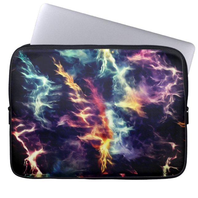 dramatische bliksem laptop sleeve (Voorkant)